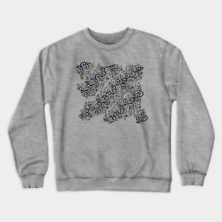 Lithuanian Vine Pattern Crewneck Sweatshirt